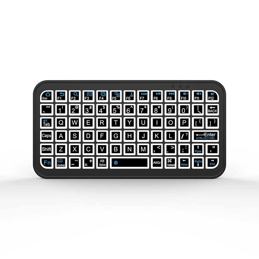 Bluetooth 5.2 Keyboard RGB Backlit Keyboard Ultra-thin Wireless Keyboard Mute Keyboard Mini Keyboard For Windows Android IOS
