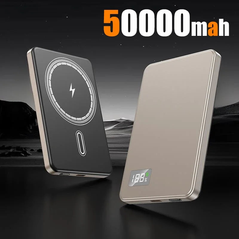 500000mAh Magnetic Wireless Power Bank 3in1 PowerBank