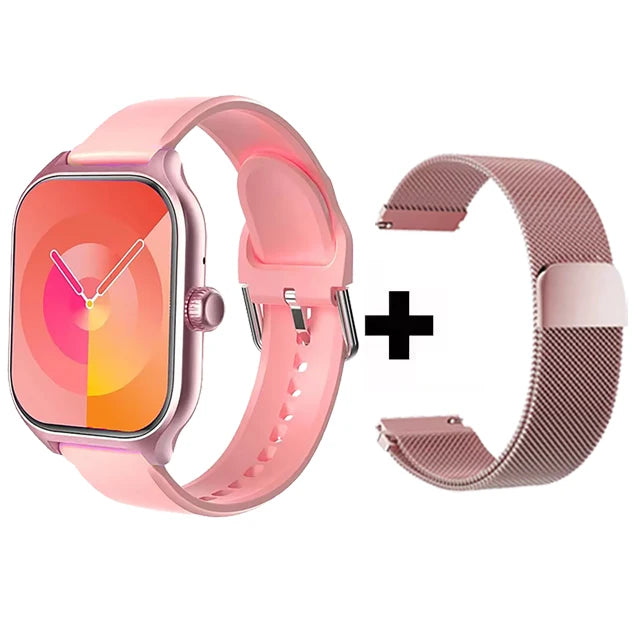 Smart Watch Men 2.01 Inch AMOLED Screen Waterproof 