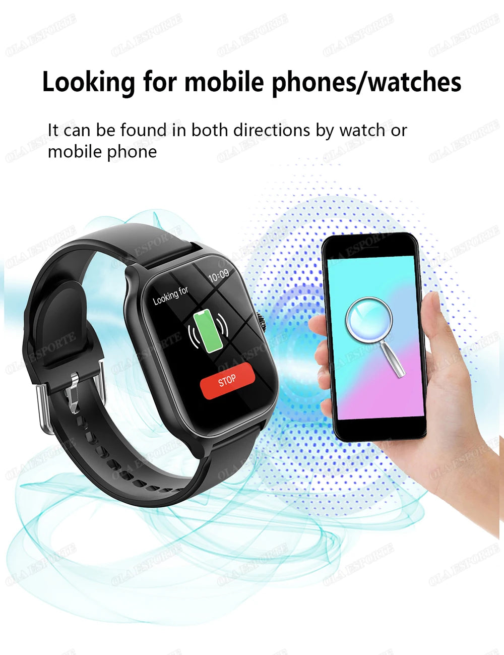 Smart Watch Men 2.01 Inch AMOLED Screen Waterproof 