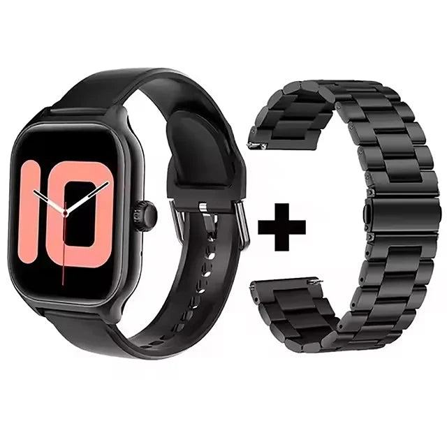 Smart Watch Men 2.01 Inch AMOLED Screen Waterproof 