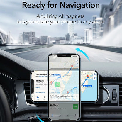 Magnetic Wireless Car Charger Mount 30W Fast Charging 