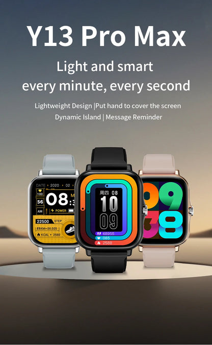 LAXASFIT 2026 New Y13 Pro Max Smart Watch
