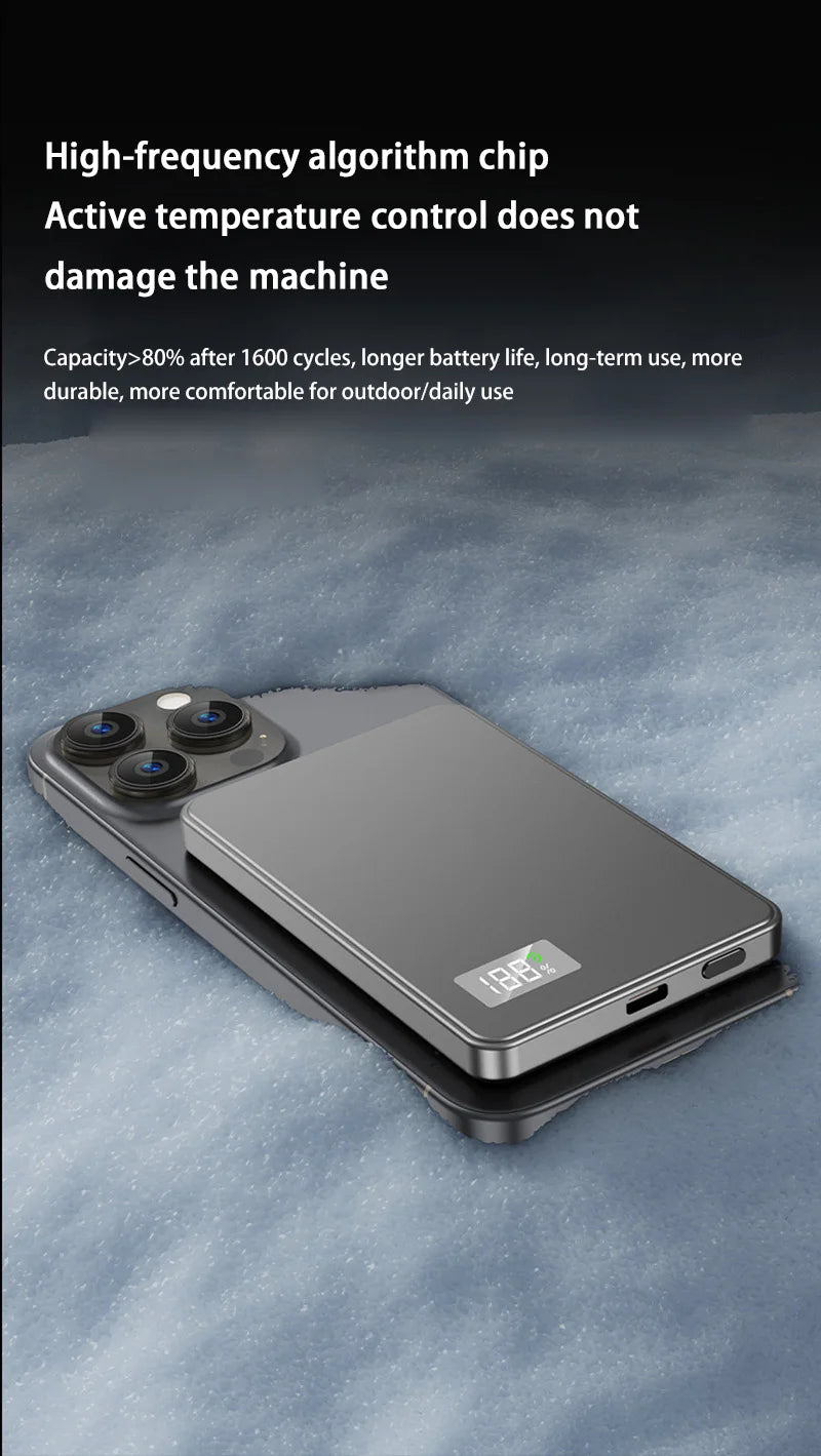 500000mAh Magnetic Wireless Power Bank 3in1 PowerBank