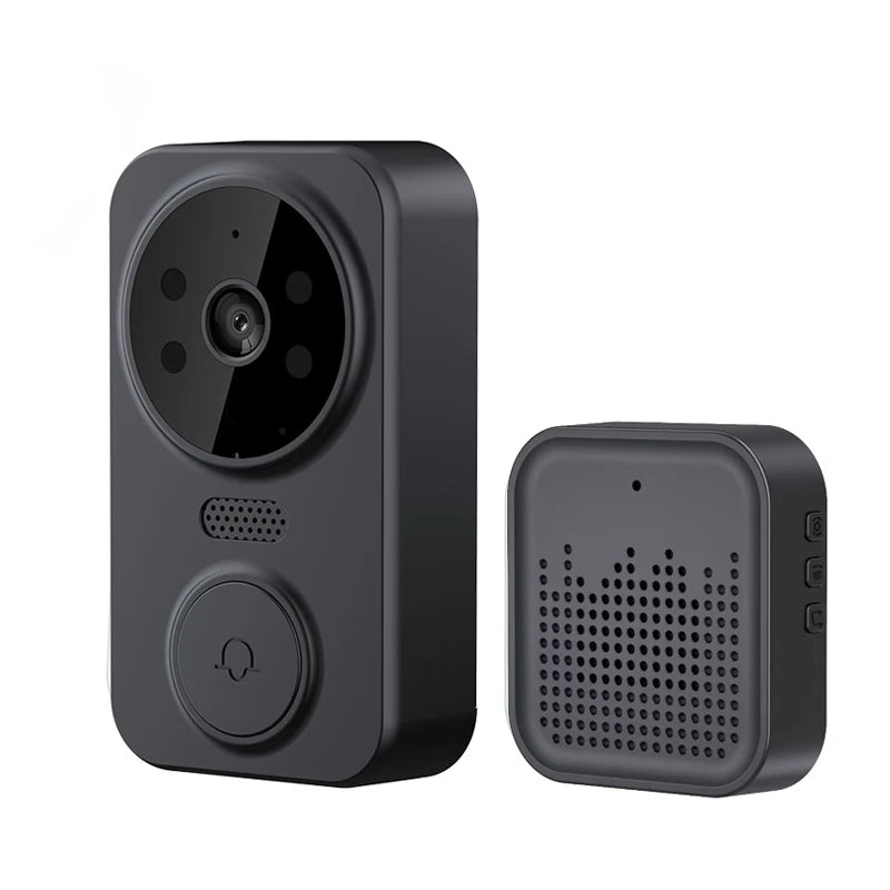 WiFi Smart Video Doorbell Camera Night Vision Smart Visual Doorbell Tuya APP Remote Monitoring Door Bell for Home Security