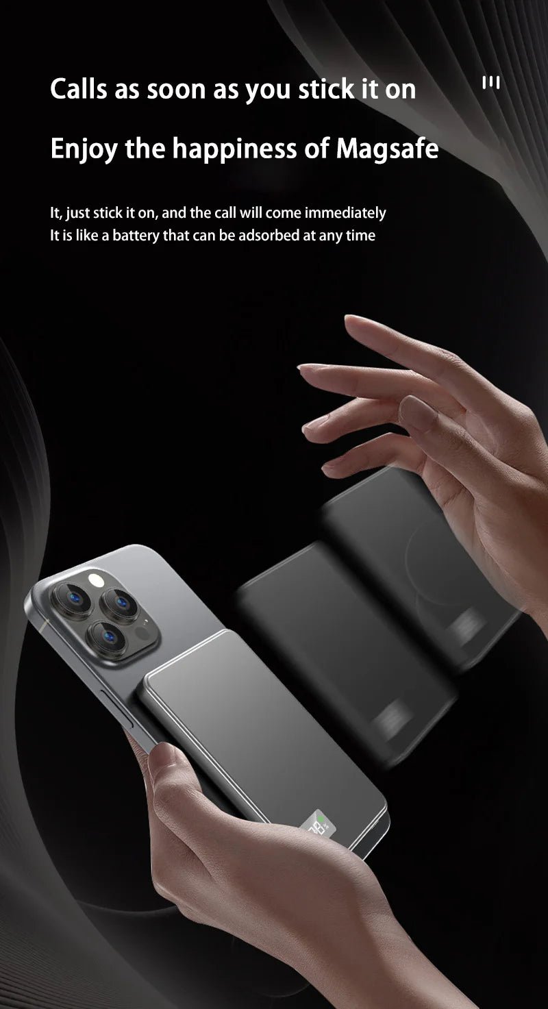 500000mAh Magnetic Wireless Power Bank 3in1 PowerBank