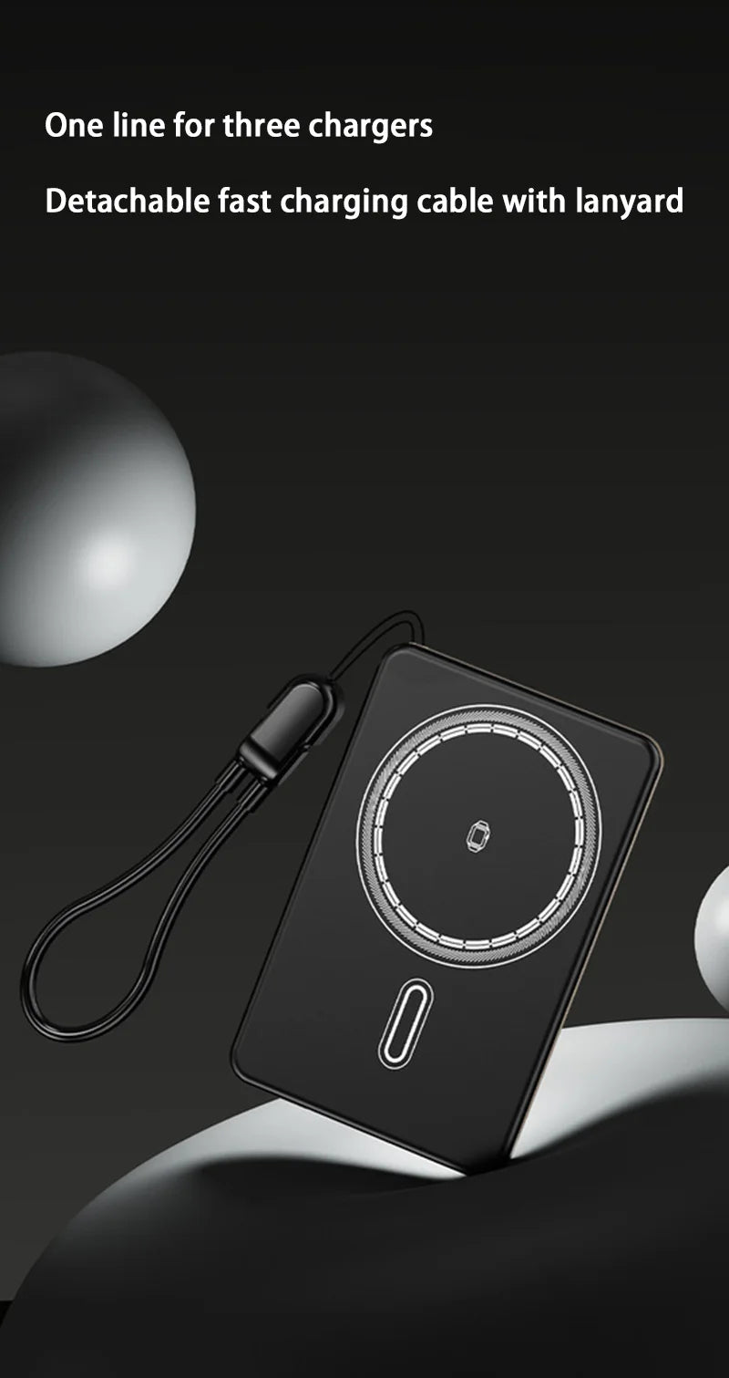 500000mAh Magnetic Wireless Power Bank 3in1 PowerBank