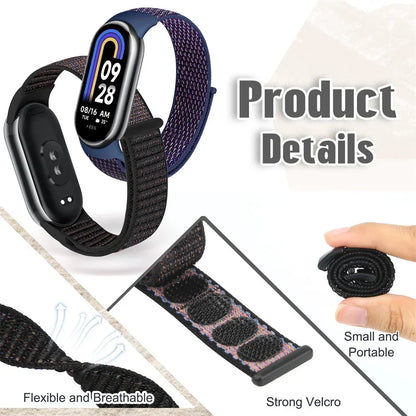 Nylon Loop Sports Strap for Xiaomi Mi Band