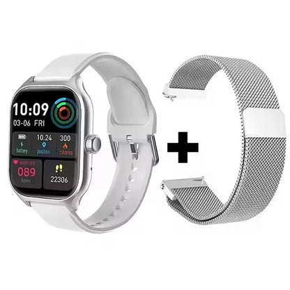 Smart Watch Men 2.01 Inch AMOLED Screen Waterproof 