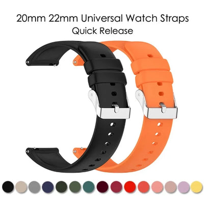 Hot Sell 20MM 22MM Silicone Watch Strap 