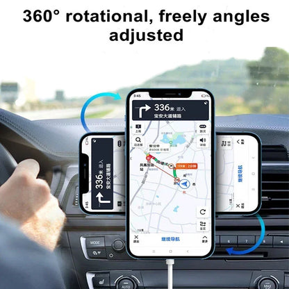 Car Phone Holder Stand Mount 30W Magnetic Car Wireless