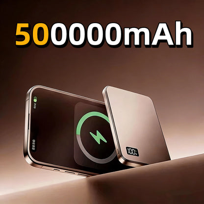 500000mAh Magnetic Wireless Power Bank 3in1 PowerBank