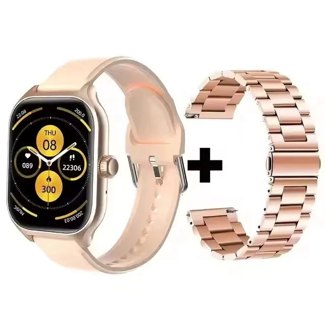 Smart Watch Men 2.01 Inch AMOLED Screen Waterproof 