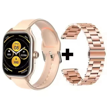 Smart Watch Men 2.01 Inch AMOLED Screen Waterproof 