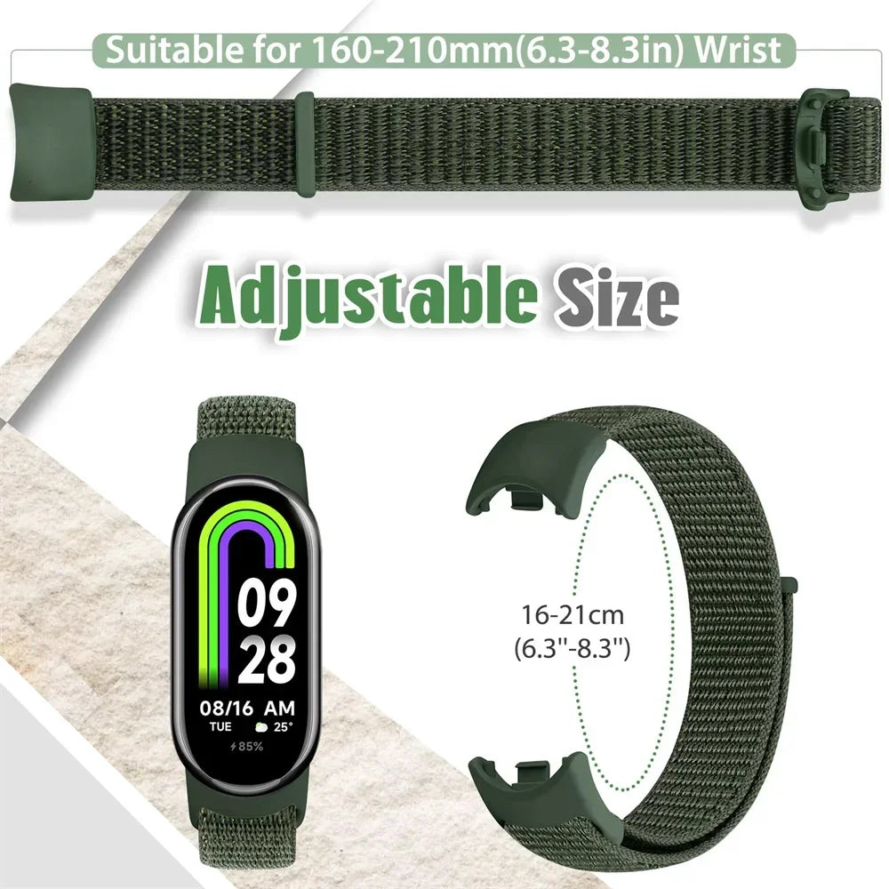 Nylon Loop Sports Strap for Xiaomi Mi Band