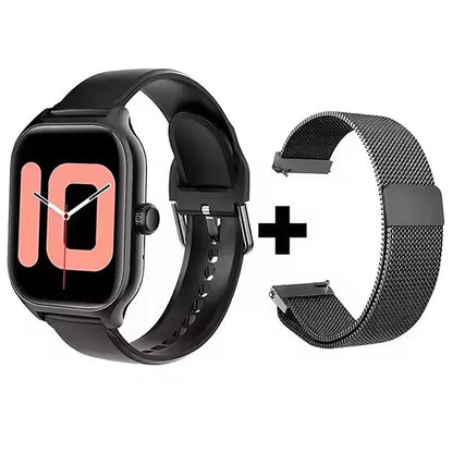 Smart Watch Men 2.01 Inch AMOLED Screen Waterproof 