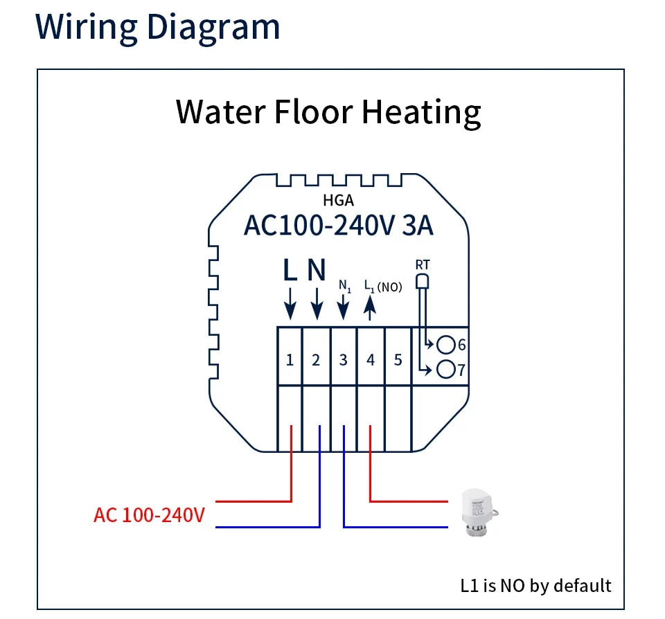 WiFi Smart Thermostat Temperature Controller Tuya Smart Life For Floor Heating Electric/Water Gas Boiler Works With Alexa Alice