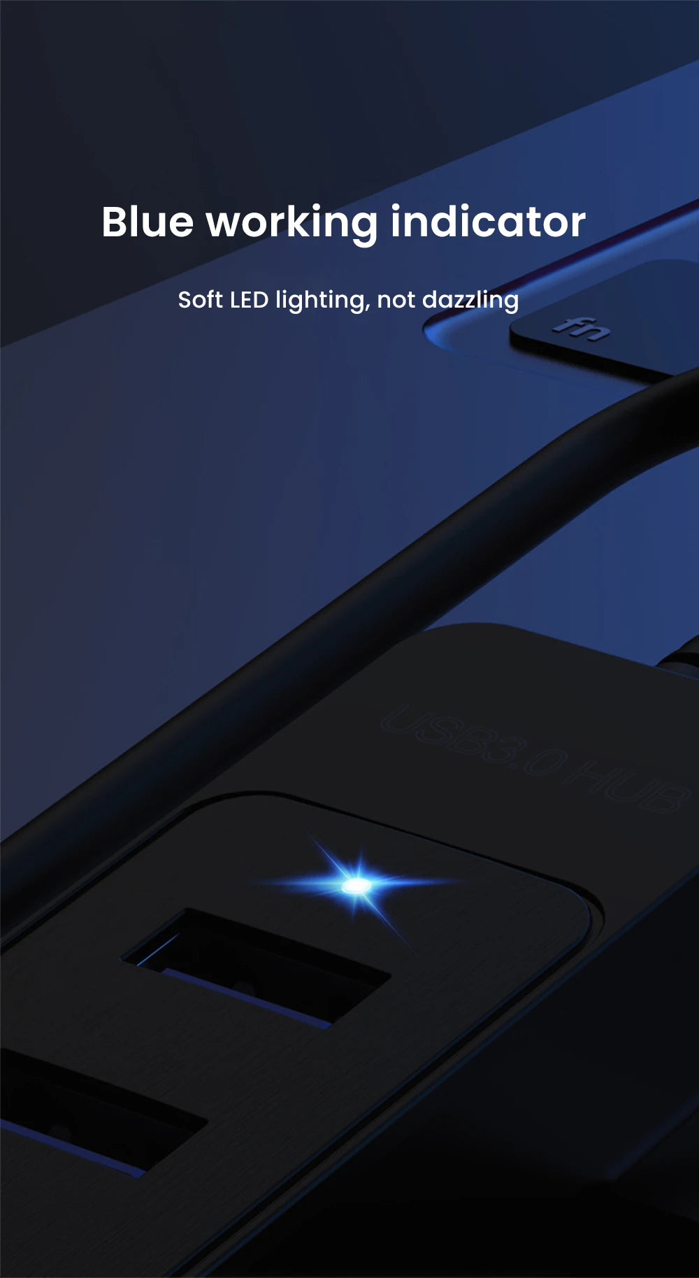 USB 3.0 HUB 4 Port Multi USB 3.0 Splitter Hub