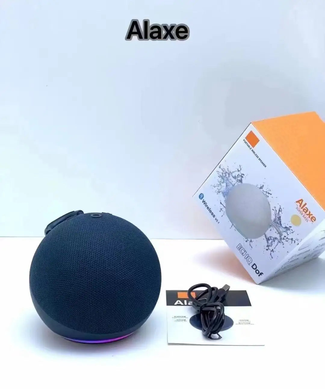 Alaxe Wireless Bluetooth Speaker with 360 Surround Sound