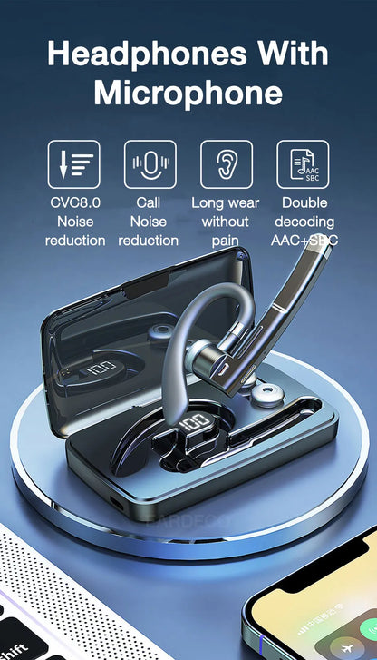 Wireless Headphones With Microphone Bluetooth