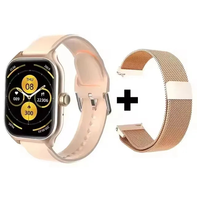 Smart Watch Men 2.01 Inch AMOLED Screen Waterproof 