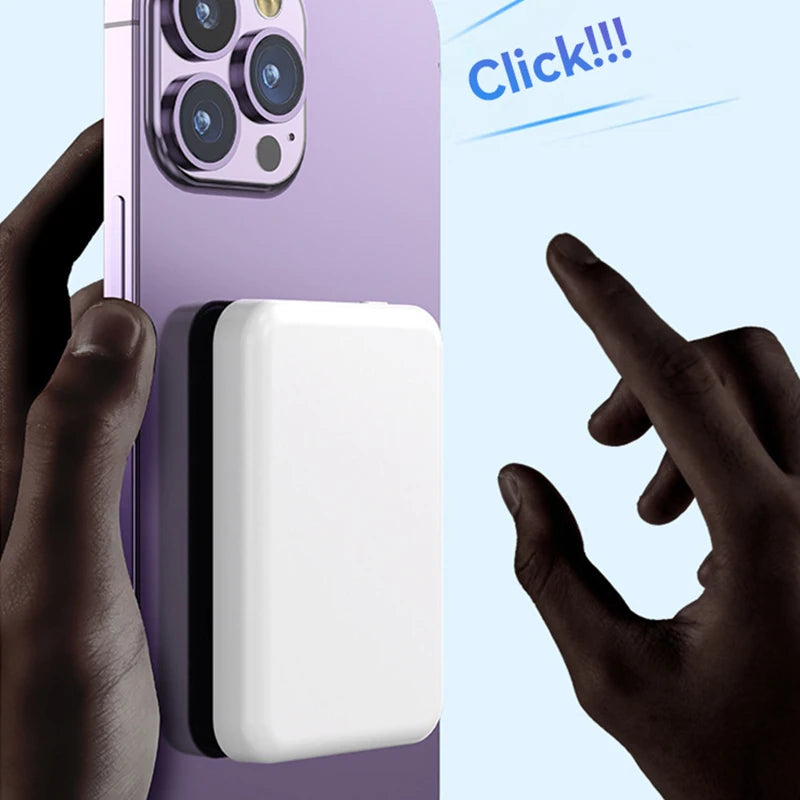 Fast Charging with Wireless Charger Portable Battery for iPhone